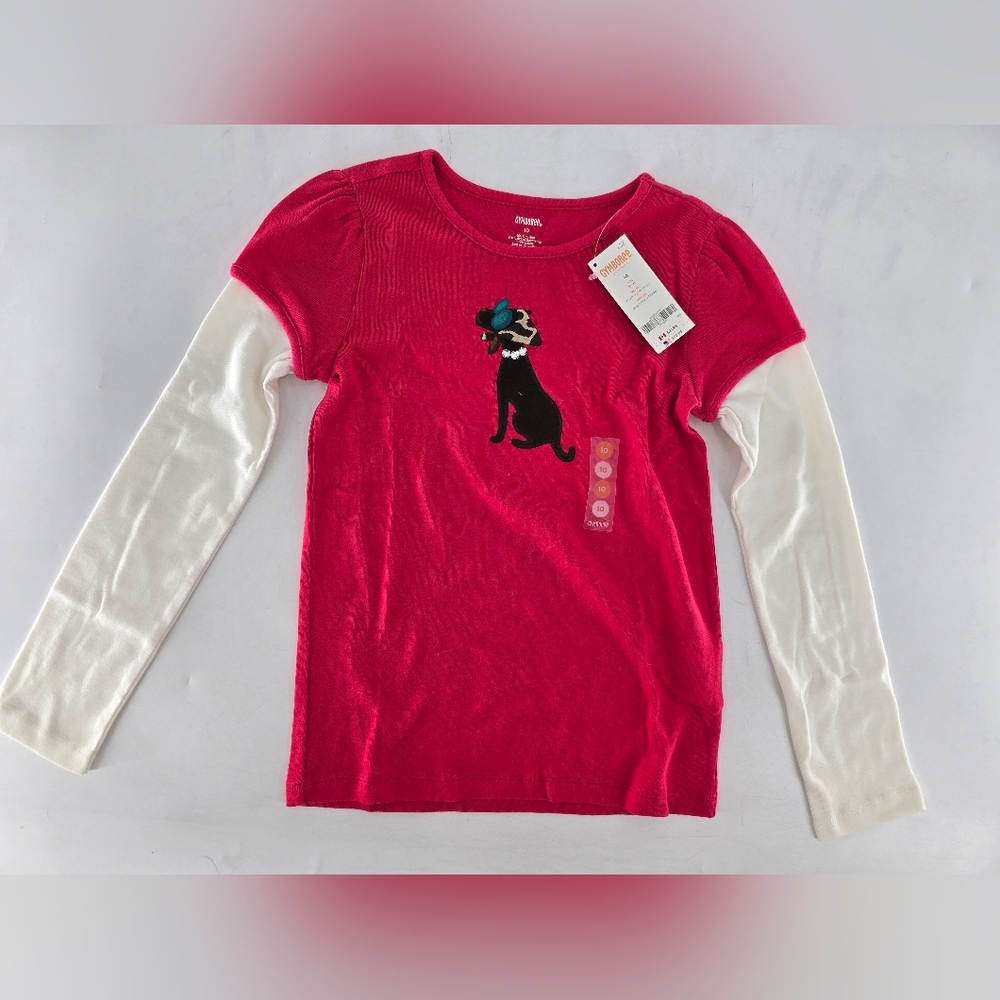 Gymboree Red and White Long Sleeve Kids‎ Shirt